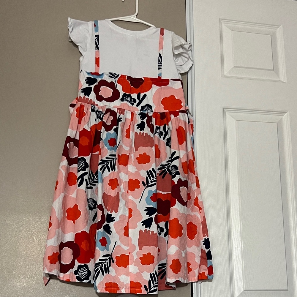 Floral Kids Casual Dress - Picture 2 of 8